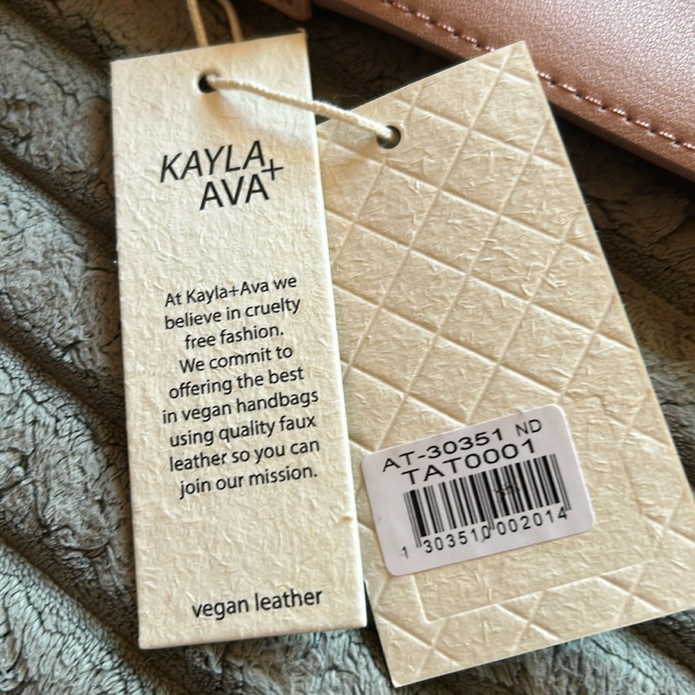 Kayla + Ava Chic Blush Pink Bucket Bag Shoulder Bag Tote Crossbody Vegan Leather - Picture 2 of 13